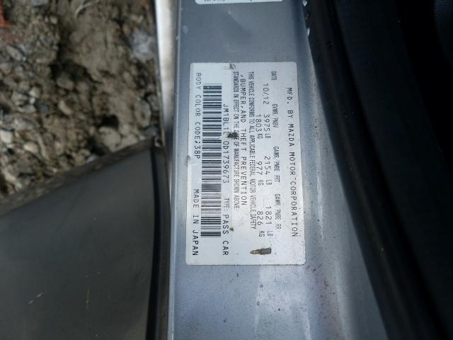 Photo 9 VIN: JM1BL1U70D1739673 - MAZDA 3 I 