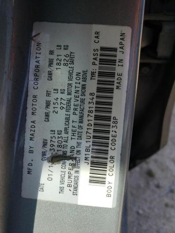 Photo 12 VIN: JM1BL1U71D1781348 - MAZDA 3 I 