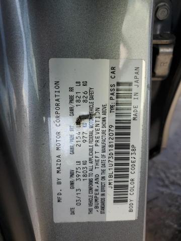 Photo 12 VIN: JM1BL1U73D1812079 - MAZDA 3 I 