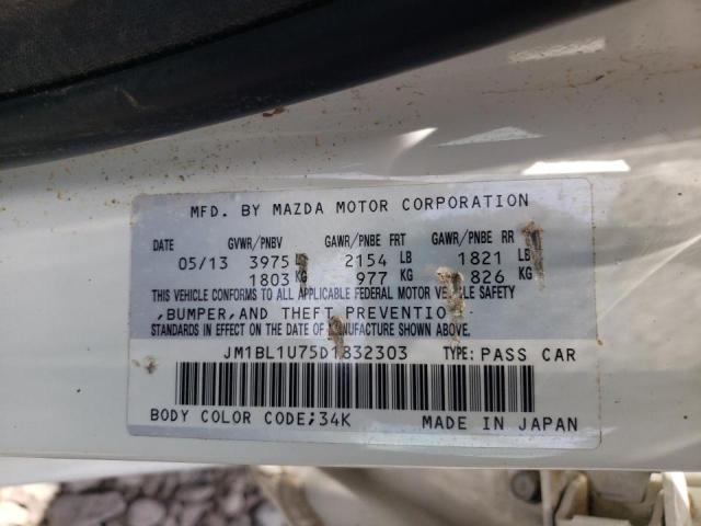 Photo 9 VIN: JM1BL1U75D1832303 - MAZDA 3 I 