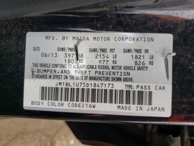 Photo 9 VIN: JM1BL1U75D1847173 - MAZDA 3 I 