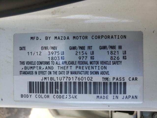 Photo 9 VIN: JM1BL1U77D1760102 - MAZDA 3 I 