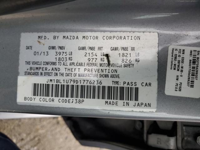 Photo 11 VIN: JM1BL1U79D1776236 - MAZDA 3 I 