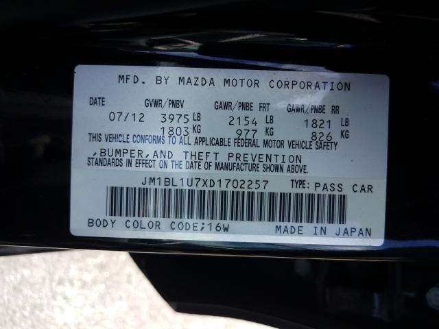 Photo 9 VIN: JM1BL1U7XD1702257 - MAZDA 3 I 