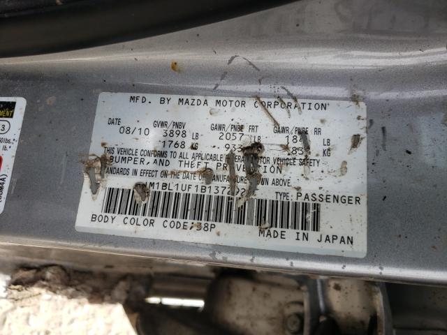 Photo 9 VIN: JM1BL1UF1B1372920 - MAZDA 3 I 