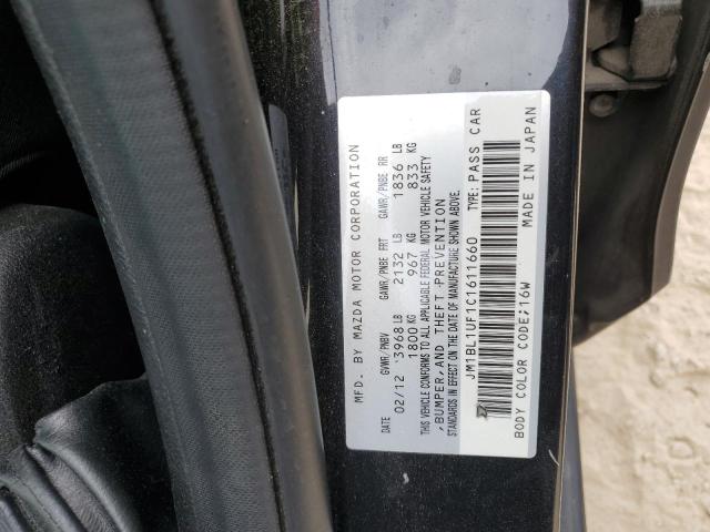 Photo 11 VIN: JM1BL1UF1C1611660 - MAZDA 3 I 