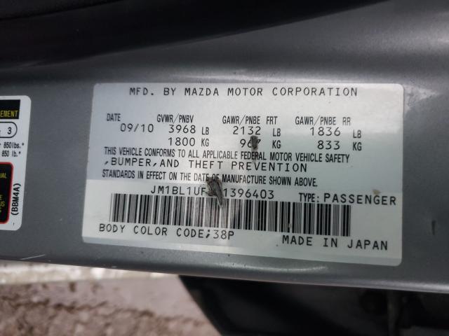 Photo 9 VIN: JM1BL1UF2B1396403 - MAZDA 3 I 