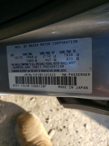 Photo 9 VIN: JM1BL1UF2B1401633 - MAZDA 3 I 