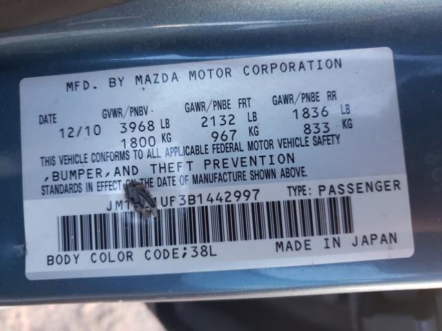 Photo 9 VIN: JM1BL1UF3B1442997 - MAZDA 3 I 