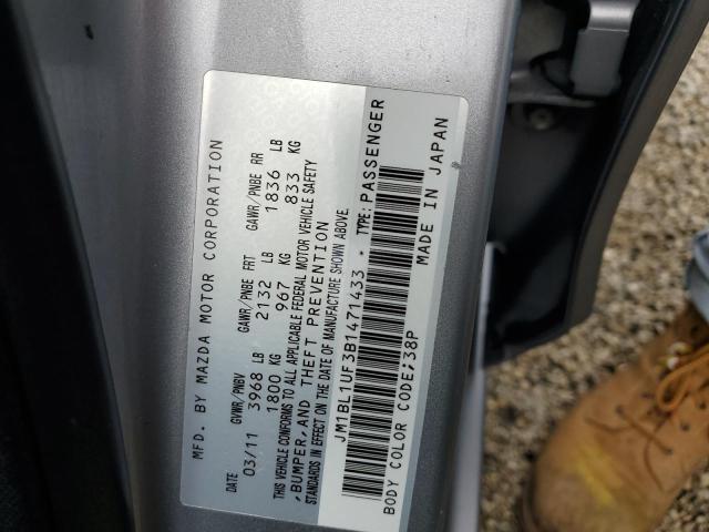 Photo 12 VIN: JM1BL1UF3B1471433 - MAZDA 3 I 