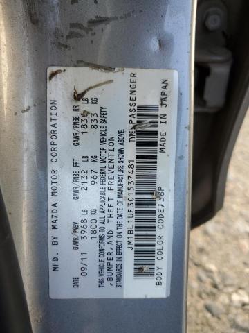 Photo 11 VIN: JM1BL1UF3C1537481 - MAZDA 3 I 