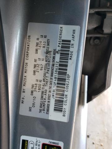 Photo 11 VIN: JM1BL1UF4B1386312 - MAZDA 3 I 