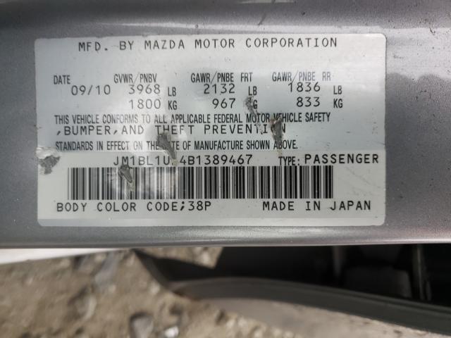 Photo 9 VIN: JM1BL1UF4B1389467 - MAZDA 3 I 