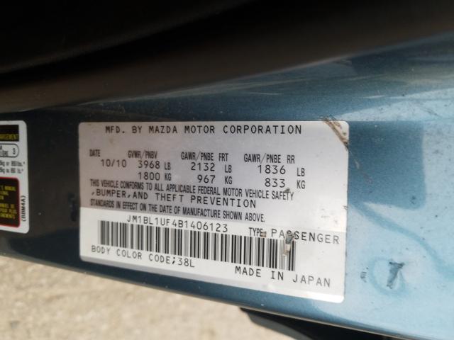 Photo 9 VIN: JM1BL1UF4B1406123 - MAZDA 3 I 