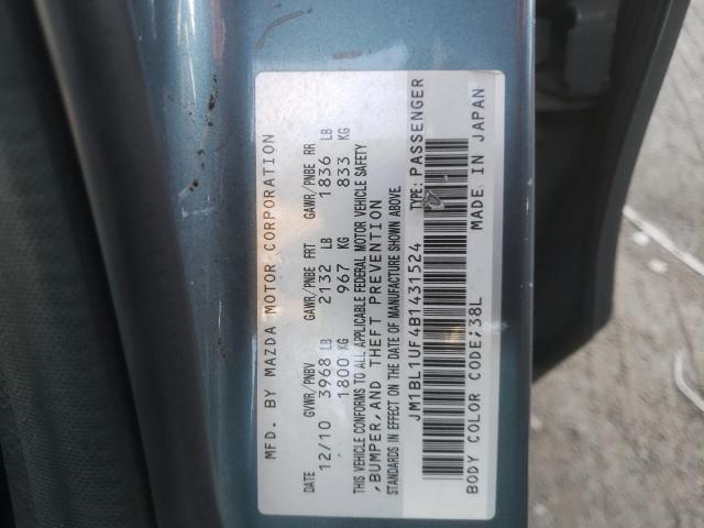 Photo 9 VIN: JM1BL1UF4B1431524 - MAZDA 3 I 