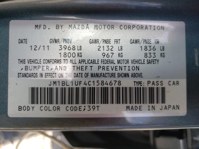 Photo 9 VIN: JM1BL1UF4C1584678 - MAZDA 3 I 