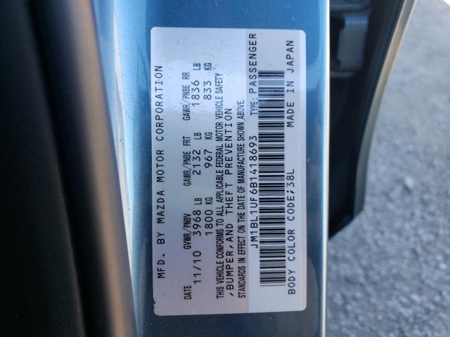 Photo 9 VIN: JM1BL1UF6B1418693 - MAZDA 3 I 