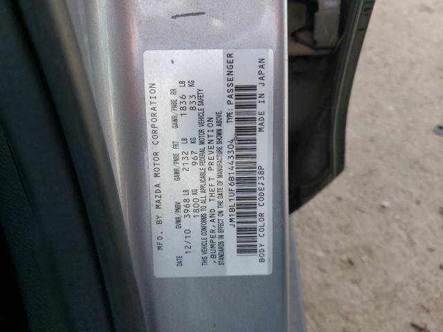 Photo 9 VIN: JM1BL1UF6B1443304 - MAZDA 3 I 