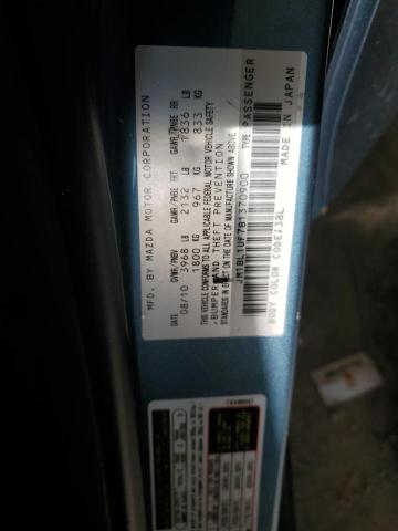 Photo 12 VIN: JM1BL1UF7B1370900 - MAZDA 3 I 