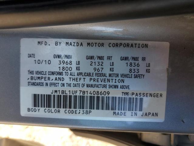 Photo 11 VIN: JM1BL1UF7B1408609 - MAZDA 3 I 