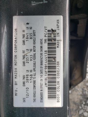 Photo 11 VIN: JM1BL1UF9B1444138 - MAZDA 3 