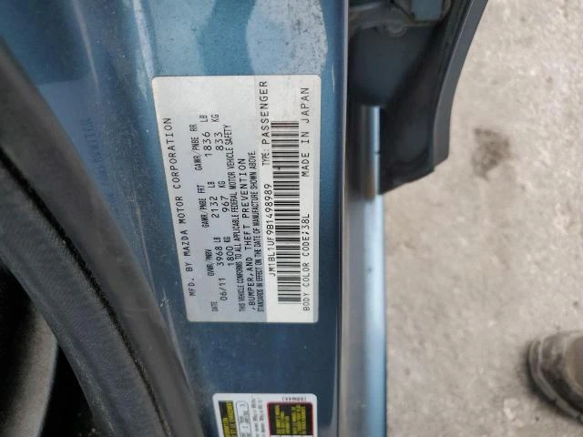 Photo 12 VIN: JM1BL1UF9B1498989 - MAZDA 3 I 