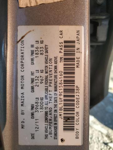 Photo 11 VIN: JM1BL1UF9C1584160 - MAZDA 3 I 