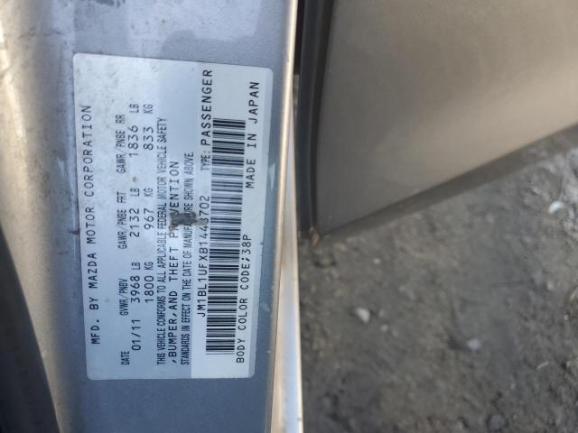 Photo 12 VIN: JM1BL1UFXB1448702 - MAZDA 3 I 