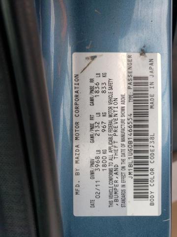 Photo 11 VIN: JM1BL1UG0B1466554 - MAZDA MAZDA3 