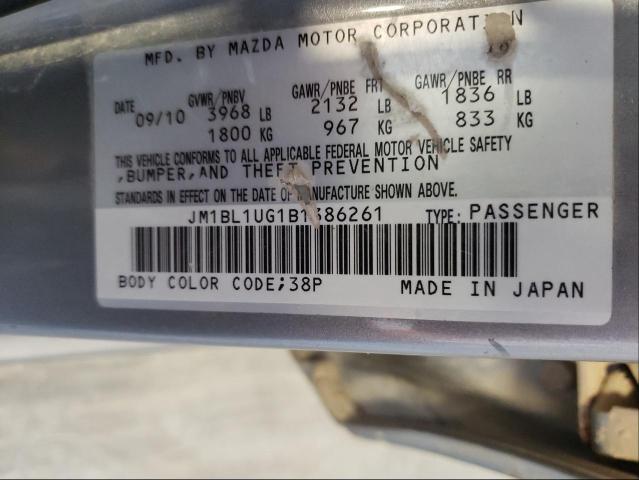 Photo 9 VIN: JM1BL1UG1B1386261 - MAZDA 3 I 