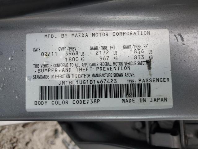 Photo 11 VIN: JM1BL1UG1B1467423 - MAZDA 3 I 