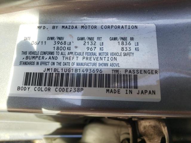 Photo 9 VIN: JM1BL1UG1B1493696 - MAZDA 3 I 