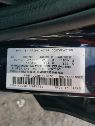 Photo 11 VIN: JM1BL1UG2B1356072 - MAZDA 3 I 