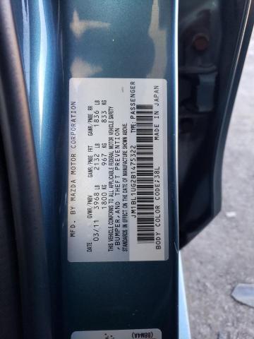 Photo 11 VIN: JM1BL1UG2B1475322 - MAZDA 3 