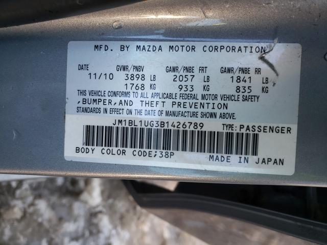 Photo 9 VIN: JM1BL1UG3B1426789 - MAZDA 3 I 