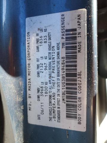 Photo 11 VIN: JM1BL1UG3B1494848 - MAZDA 3 I 