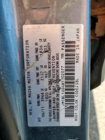 Photo 11 VIN: JM1BL1UG4B1902077 - MAZDA 3 I 