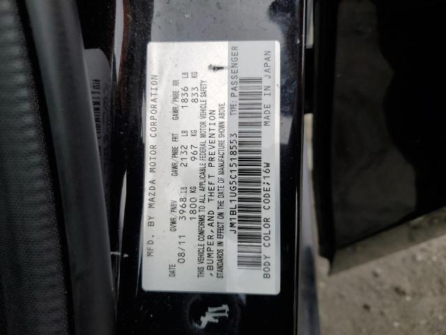 Photo 11 VIN: JM1BL1UG5C1518553 - MAZDA 3 I 