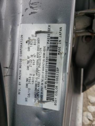 Photo 12 VIN: JM1BL1UG6B1371531 - MAZDA 3 I 