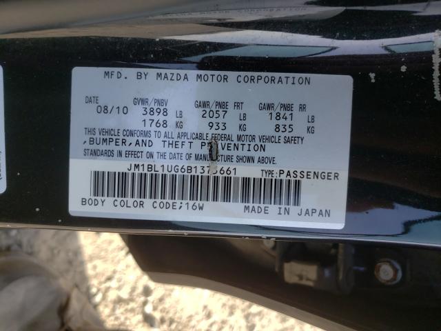 Photo 9 VIN: JM1BL1UG6B1375661 - MAZDA 3 I 