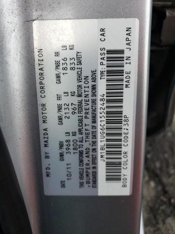 Photo 11 VIN: JM1BL1UG6C1552484 - MAZDA 3 I 