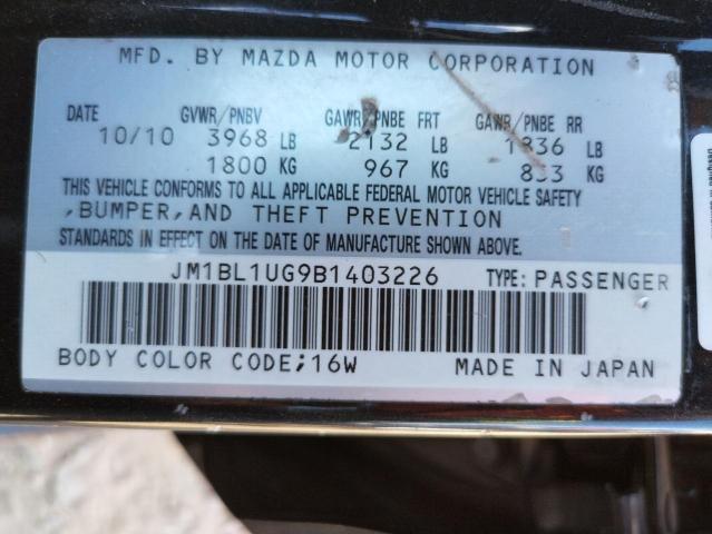 Photo 9 VIN: JM1BL1UG9B1403226 - MAZDA 3 I 