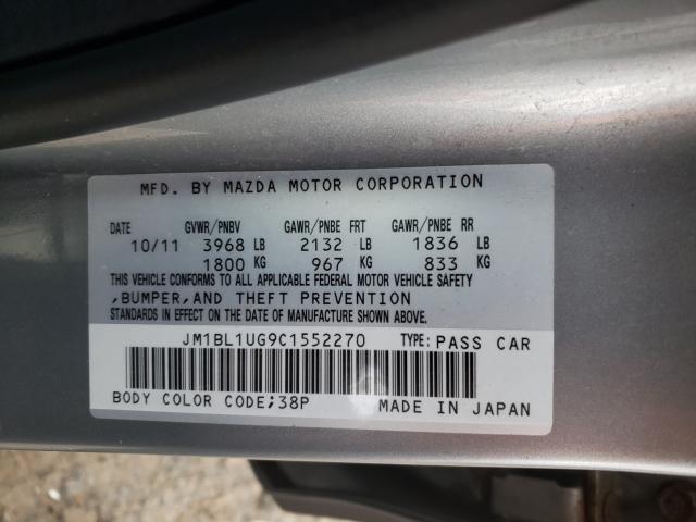 Photo 9 VIN: JM1BL1UG9C1552270 - MAZDA 3 I 