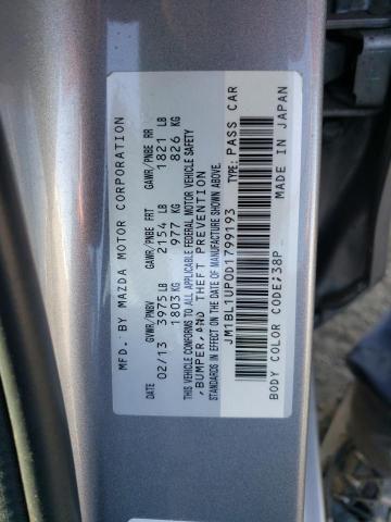 Photo 12 VIN: JM1BL1UP0D1799193 - MAZDA 3 I 