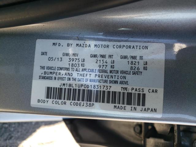 Photo 11 VIN: JM1BL1UP0D1831737 - MAZDA 3 I 