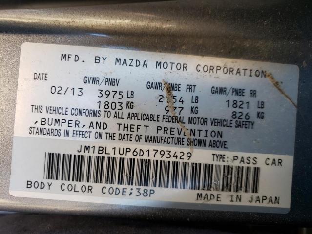 Photo 11 VIN: JM1BL1UP6D1793429 - MAZDA 3 I 