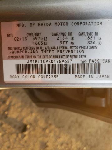 Photo 9 VIN: JM1BL1UP8D1789687 - MAZDA 3 I 