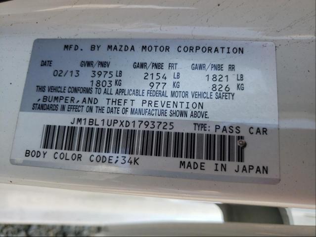 Photo 9 VIN: JM1BL1UPXD1793725 - MAZDA 3 I 