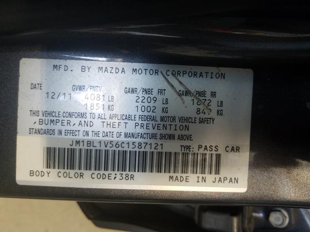 Photo 9 VIN: JM1BL1V56C1587121 - MAZDA 3 S 