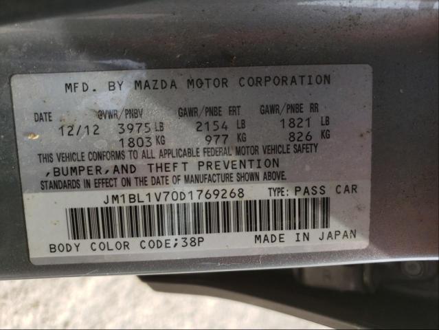 Photo 9 VIN: JM1BL1V70D1769268 - MAZDA 3 I 